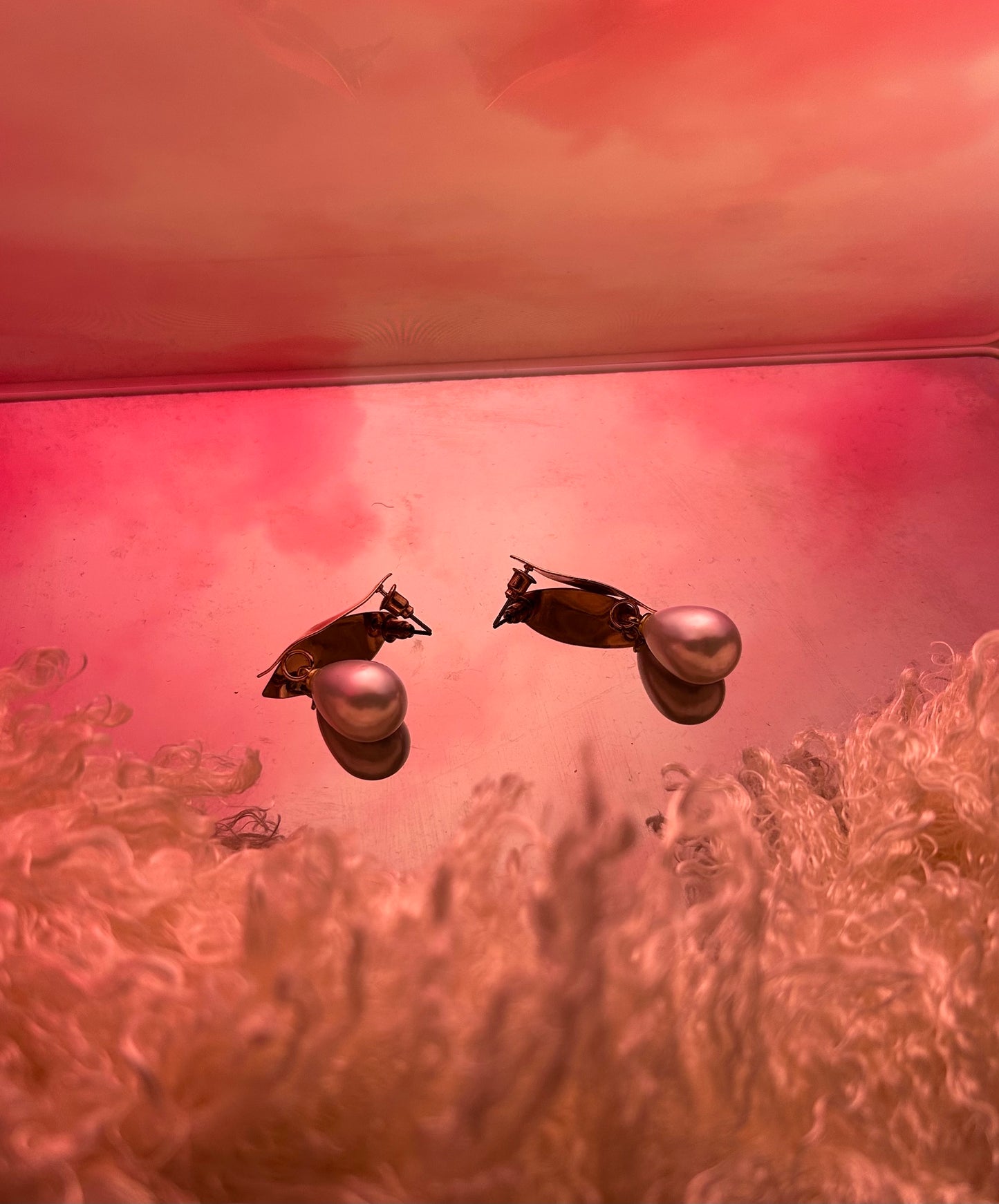 Golden-Pearl Earring